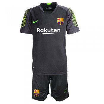 Maillot negra de fútbol de portero de Barcelona 19/20