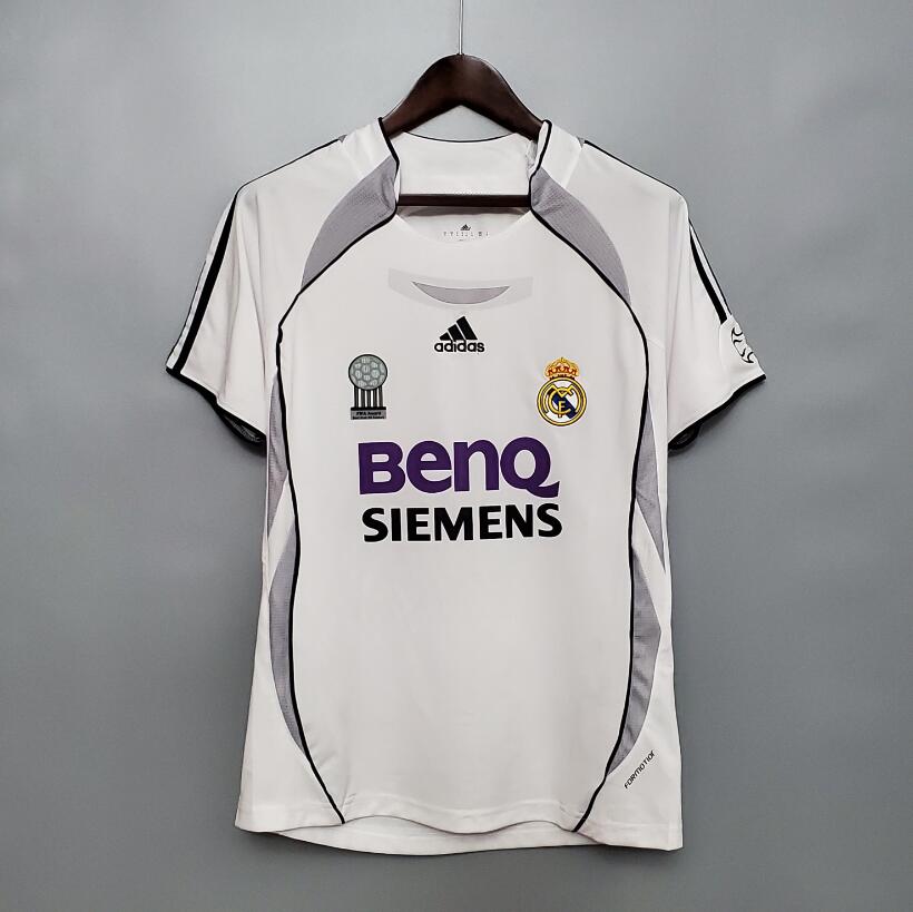 Maillot Retro Real Madrid Domicile 06/07