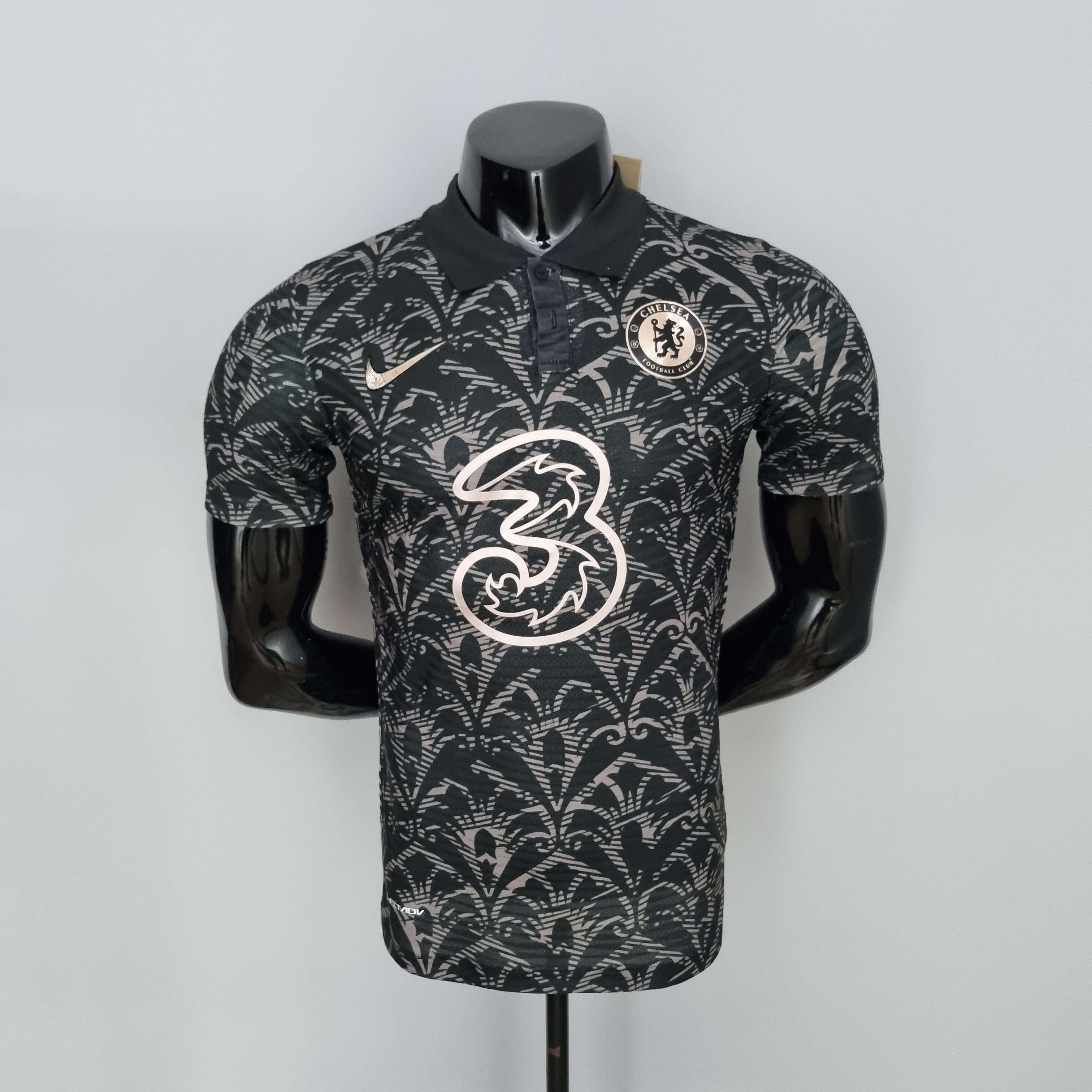 Maillot 22/23 Chelsea Clásica Negra Dorada