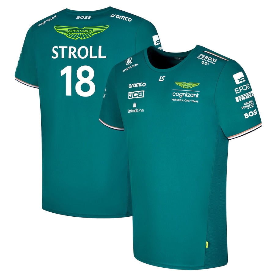 Aston Martin Aramco Cognizant F1 2023 Maillot del conductor del equipo Lance Stroll