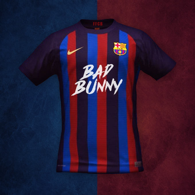 Maillot BARCELONA Edición Limitada De BAD BUNNY La 1a Equipación Masculina Del FC