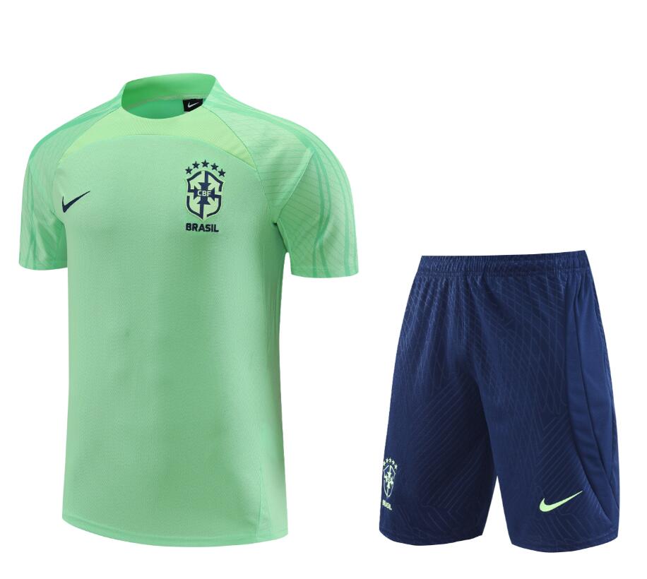 Maillot Brasil FC Pre-Match 23/24 Verde + Pantalon