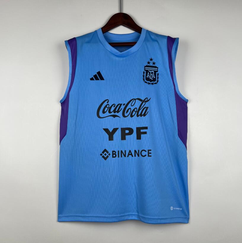 Maillot De Fútbol Sin Mangas Argentina Bleu 23/24