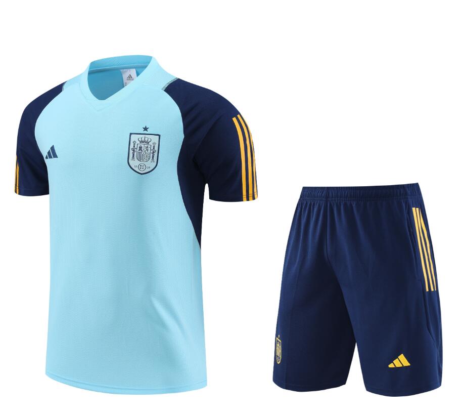 Maillot España Pre-Match 2023/2024 Bleu + Pantalon