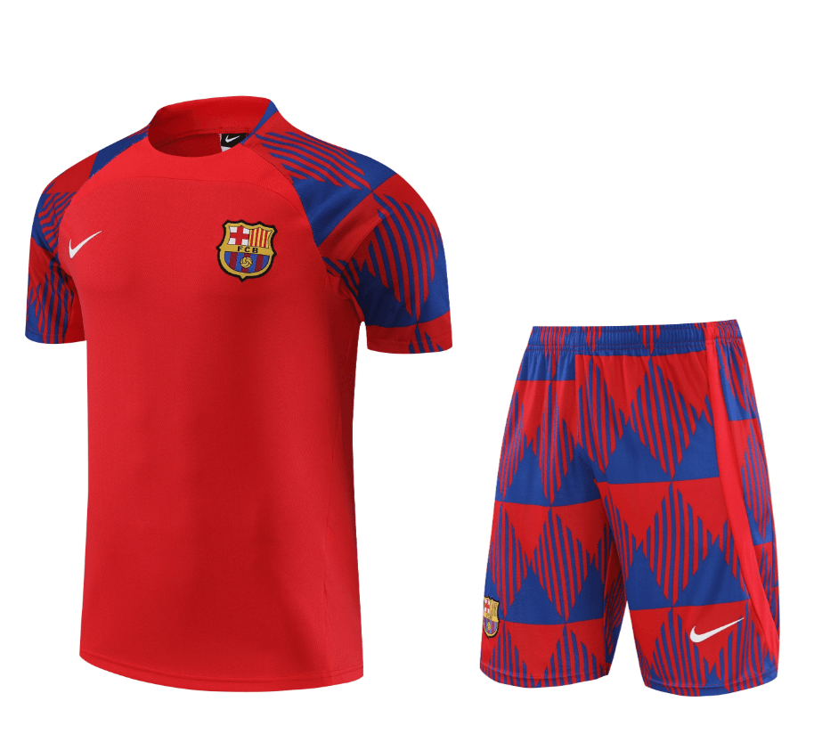 Maillot FC Barcelona Pre-Match 23/24 Rouge + Pantalon