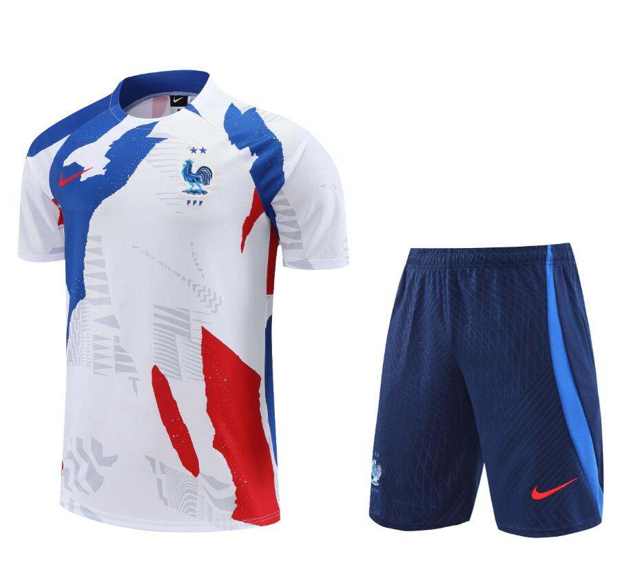 Maillot Francia Pre-Match Mundial Qatar 23/24 + Pantalon