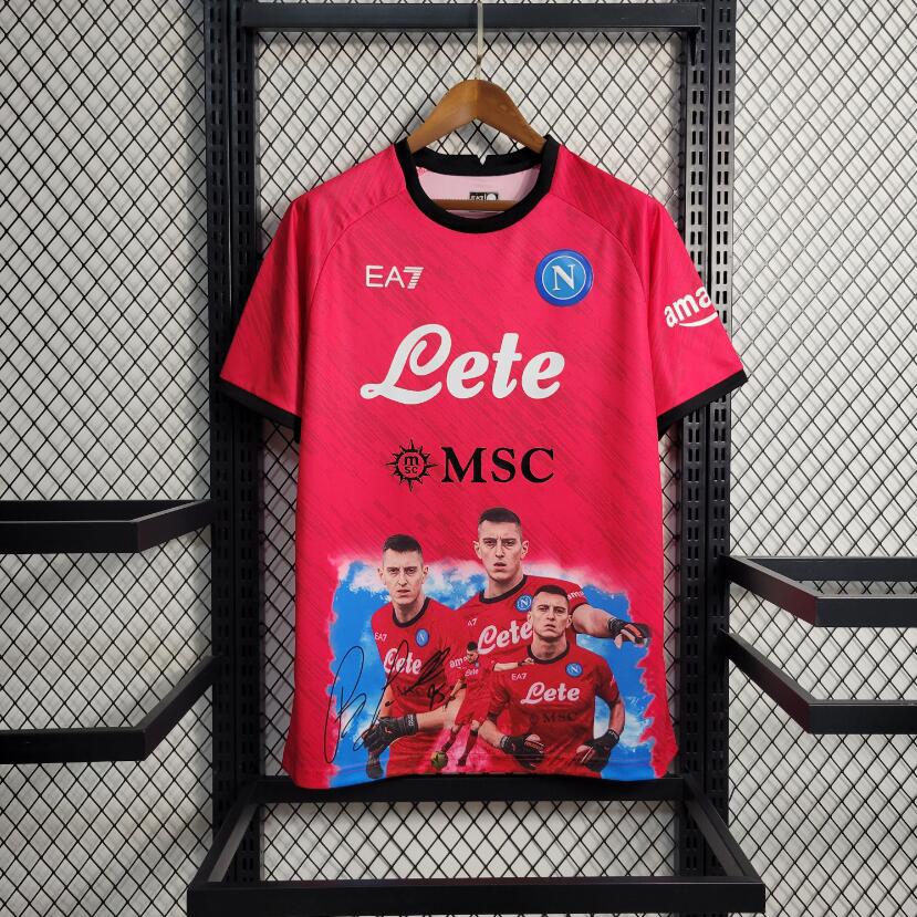 Maillot Napoli Champions Edition Rouge 23-24