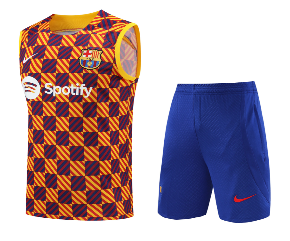 Maillot Sans Manche Barcelona Pre-Match 23/24 + Pantalon