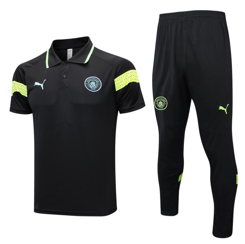 Polo Manchester City Pre-match 23/24 Noir + Pantalon