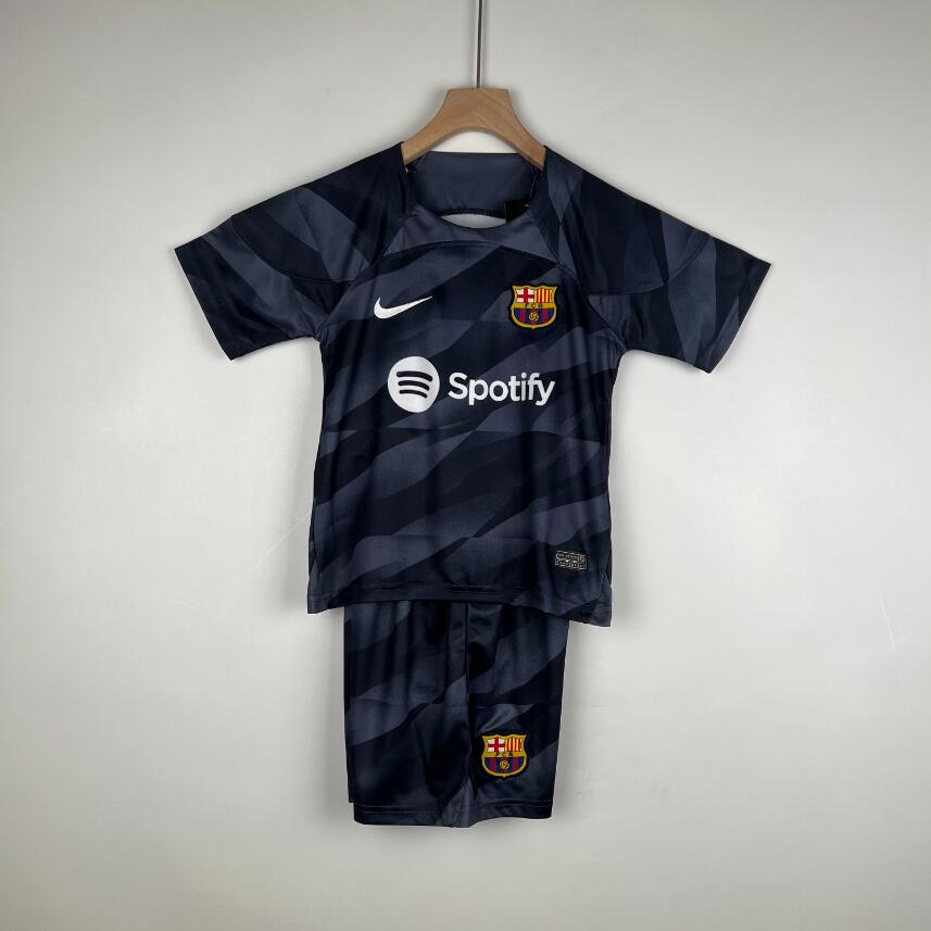 Maillot Gardien Barcelona Negra 23/24 Junior