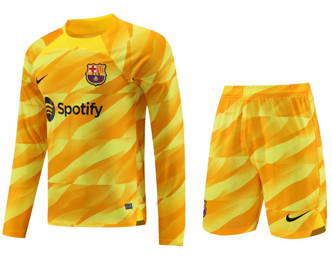 Maillot Gardien Barcelona Amarillo 23/24 ML