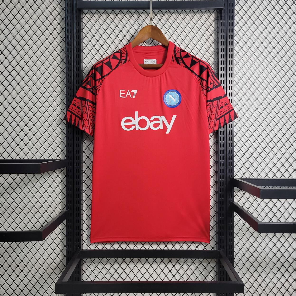 Maillot Scc Napoli Pre-Match Rouge 23/24