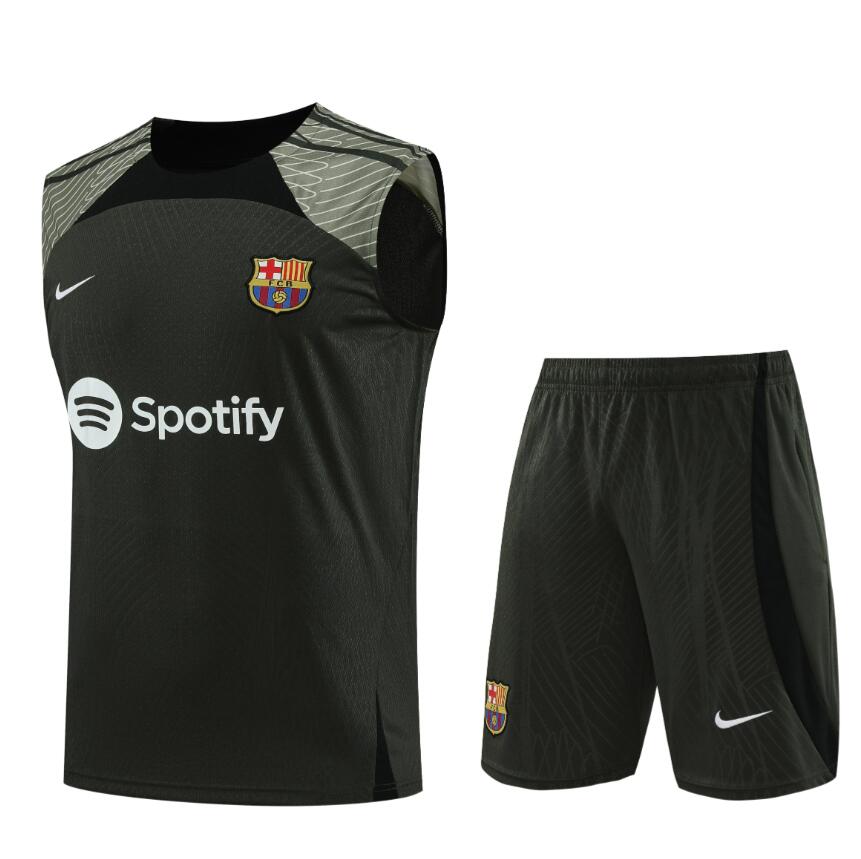 Maillot Sans Manche Barcelona FC Pre-Match 2023/2024 + Pantalon