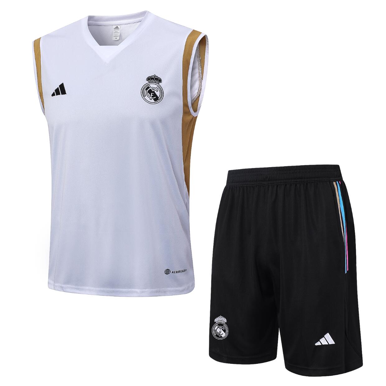 Maillot Sans Manche Real Madrid CF Pre-Match 23/24 + Pantalon