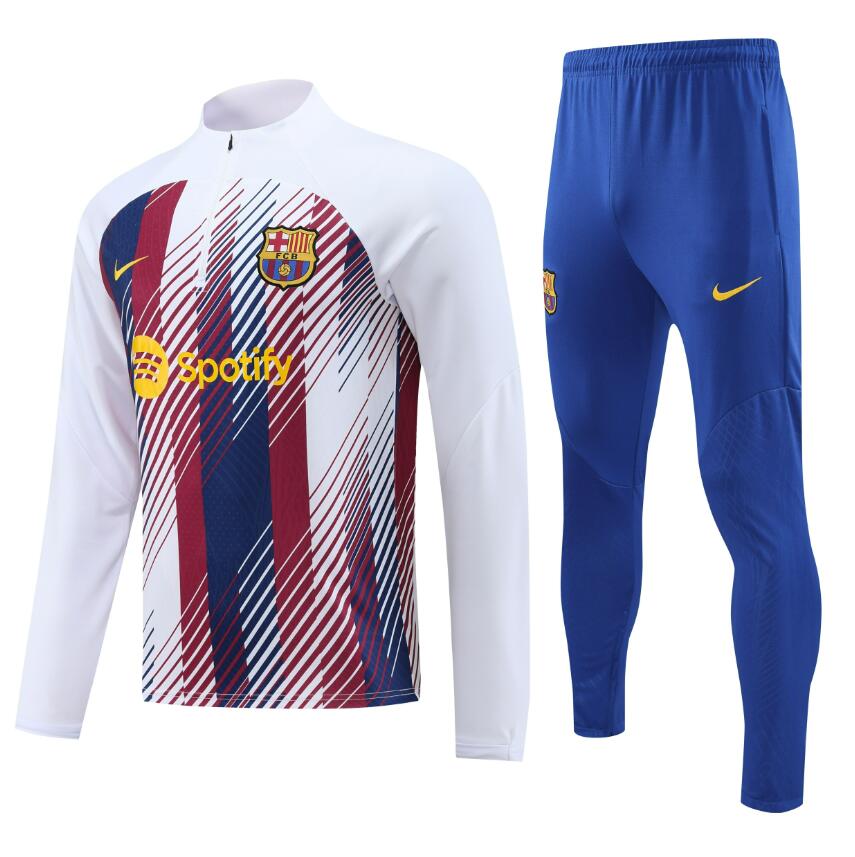 Survêtements Fc Barcelona Blanc 23/24 +Pantalon