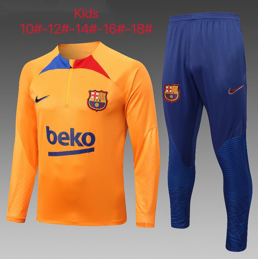 Survêtements Real Madrid 22/23 Naranja Junior +Pantalon