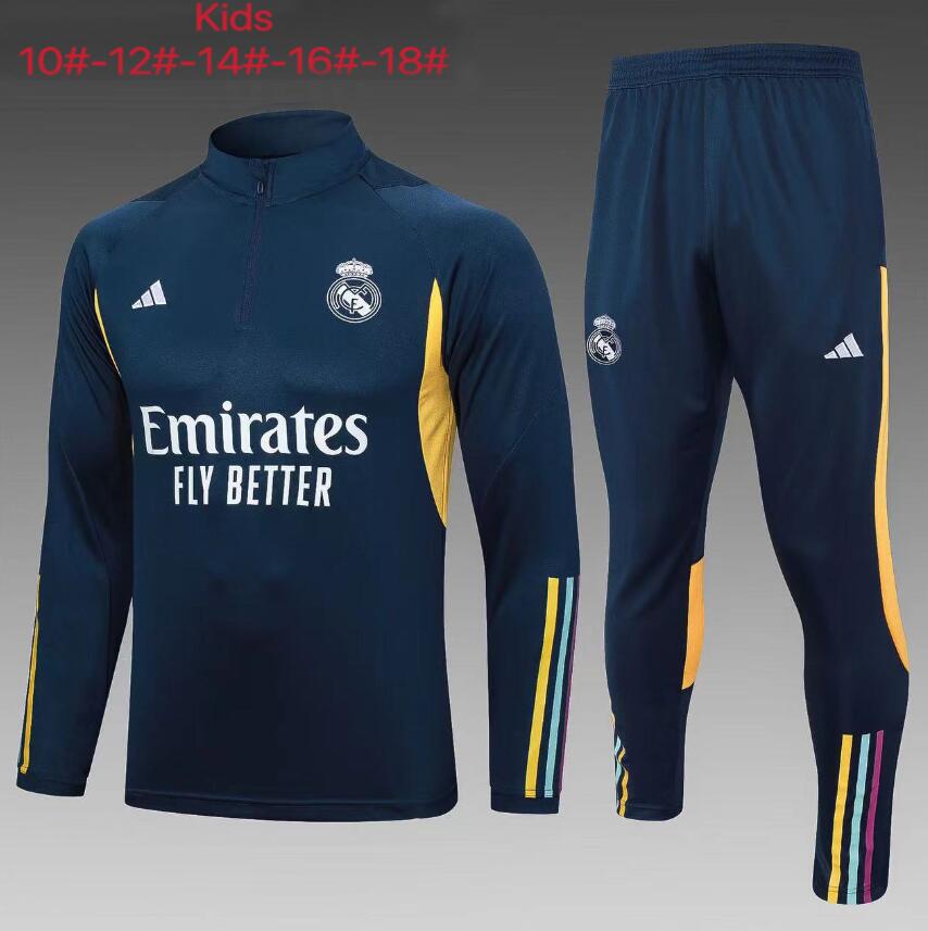 Survêtements Real Madrid 23/24 Marine Junior +Pantalon