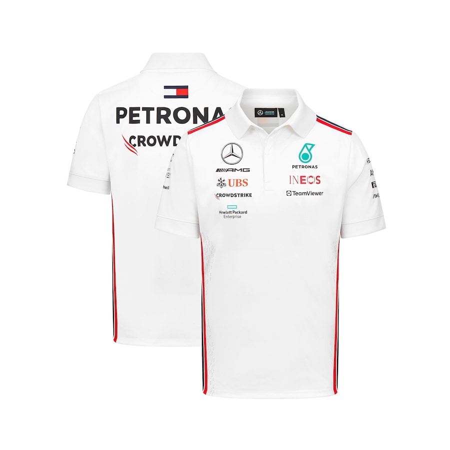 POLO Piloto Equipo Mercedes AMG Petronas F1 2023 - Blanc