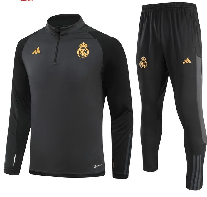 Survêtements Fc Real Madrid Training 2023 Noir Junior + Pantalon