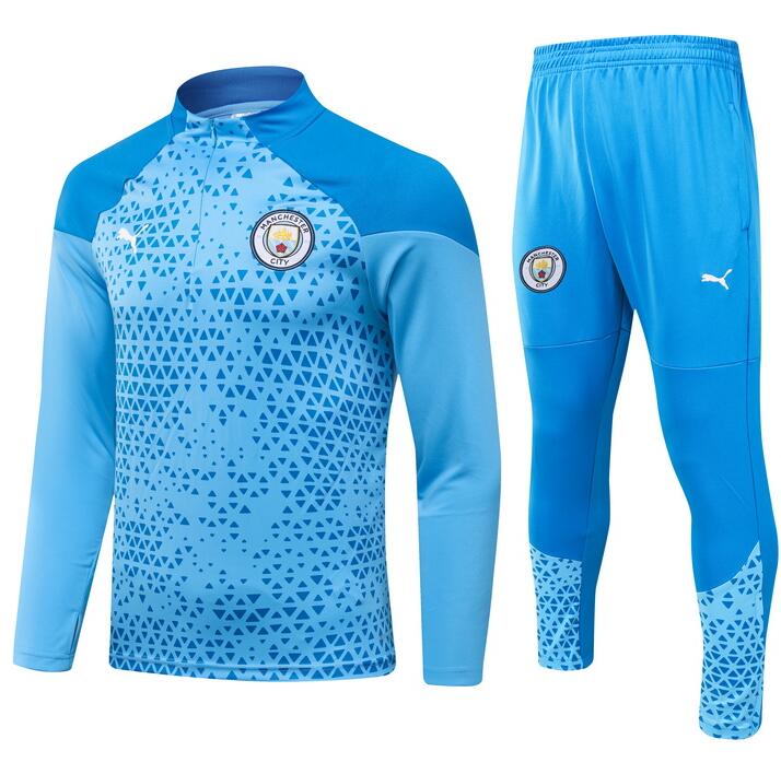 Survêtements Manchester City Training 23/24 Bleu Junior +Pantalon