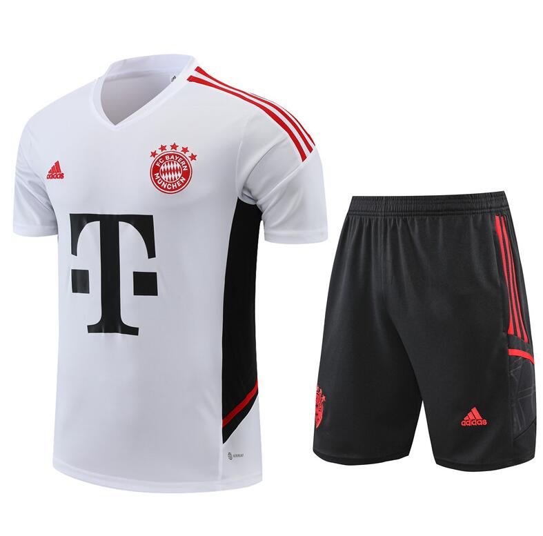 Maillot Bayern Munich Pre-Match Blanc 22/23 + Pantalon