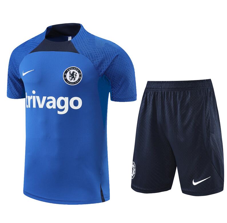 Maillot Chelsea FC Pre-Match Bleu 22/23 +Pantalon