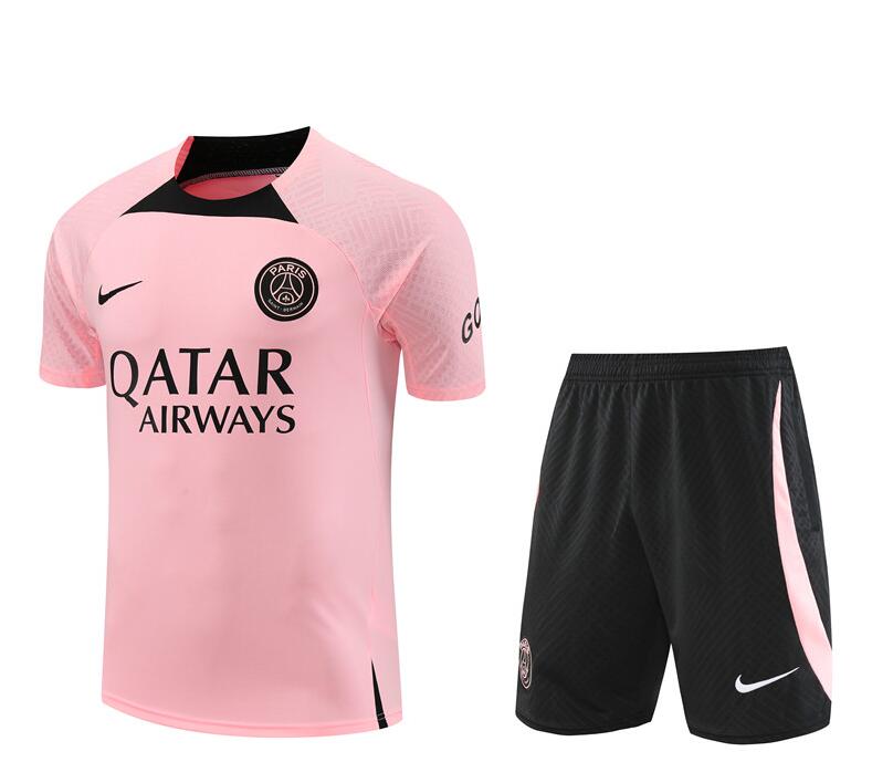 Maillot Paris St. Germain FC Training Rosa 22/23 + Pantalone