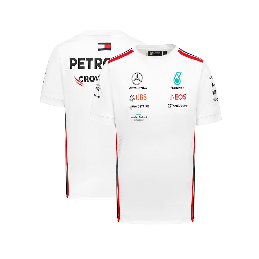 Maillot Piloto Equipo Mercedes AMG Petronas F1 2023 - Blanc