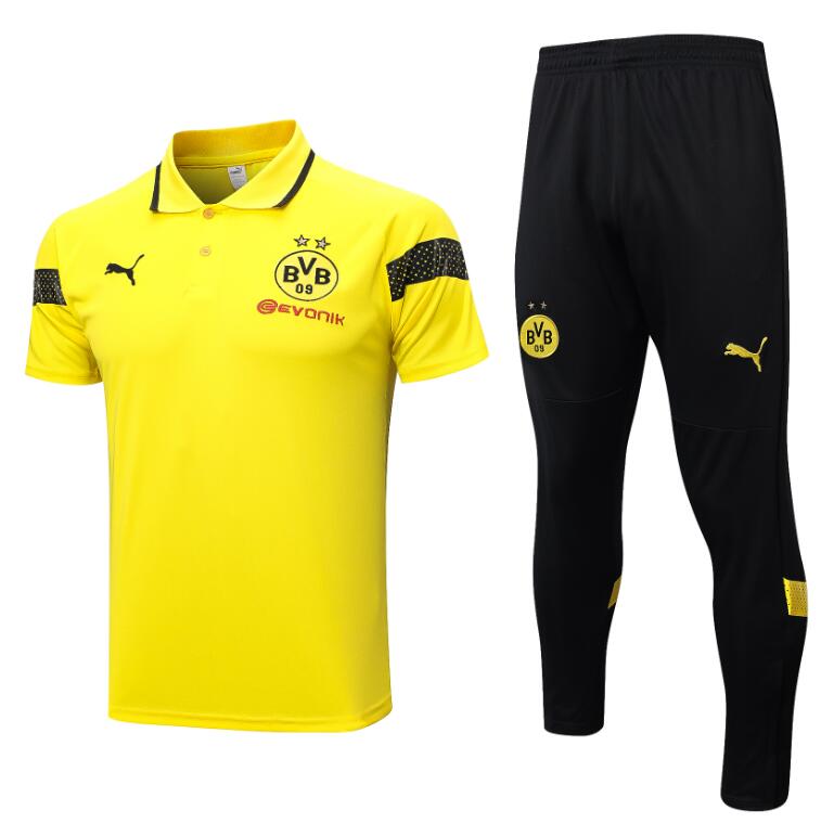 Polo Borussia Dortmund Pre-match 23/24 Amarillo + Pantalon