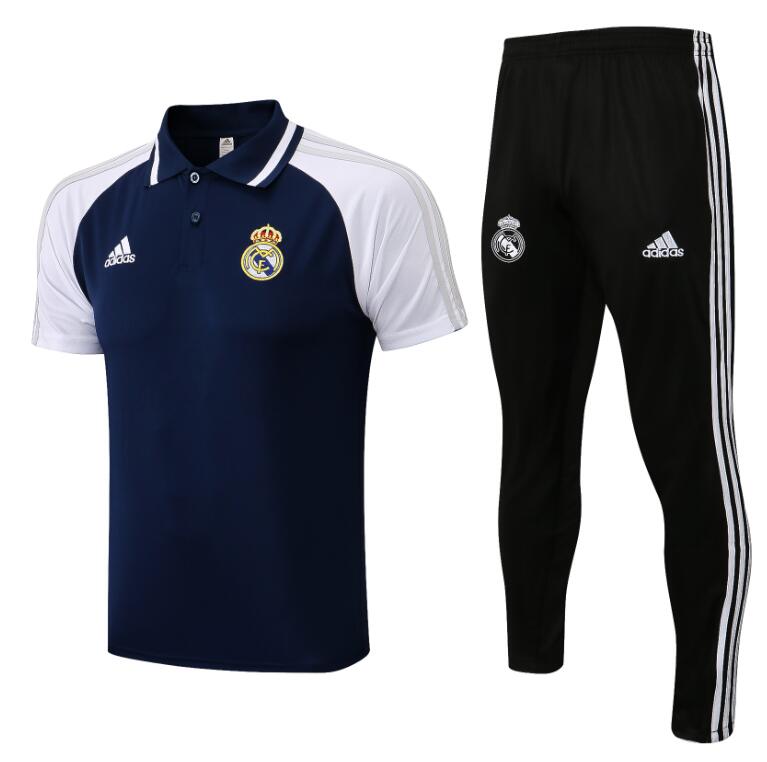 Polo FC Real Madrid 22/23 Marine + Pantalon