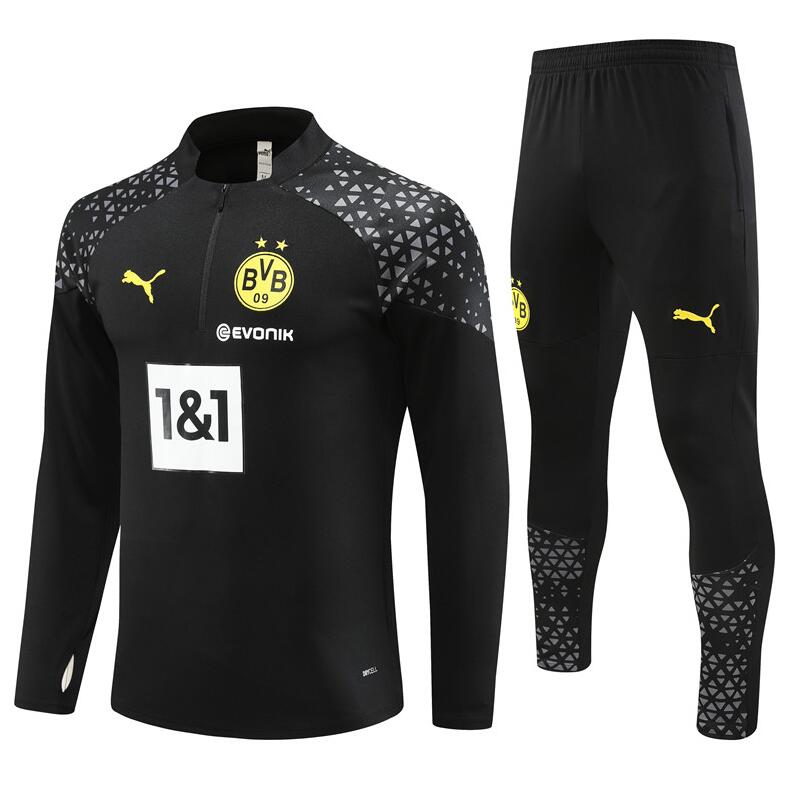 Survêtements Borussia Dortmund 23/24 Noir + Pantalon
