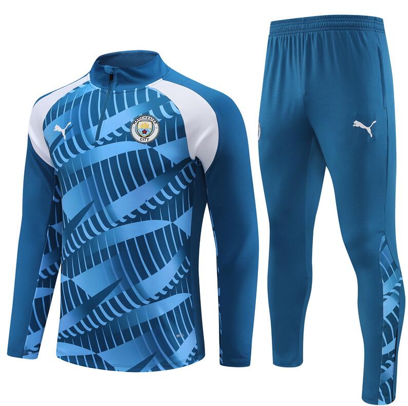 Survêtements Manchester City 23/24 Bleu + Pantalon