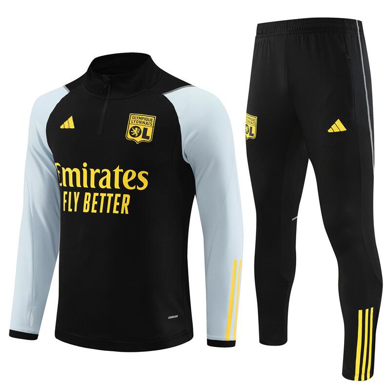 Survêtements Olympique Lyonnais 23/24 Noir (Hombre/Junior) + Pantalon