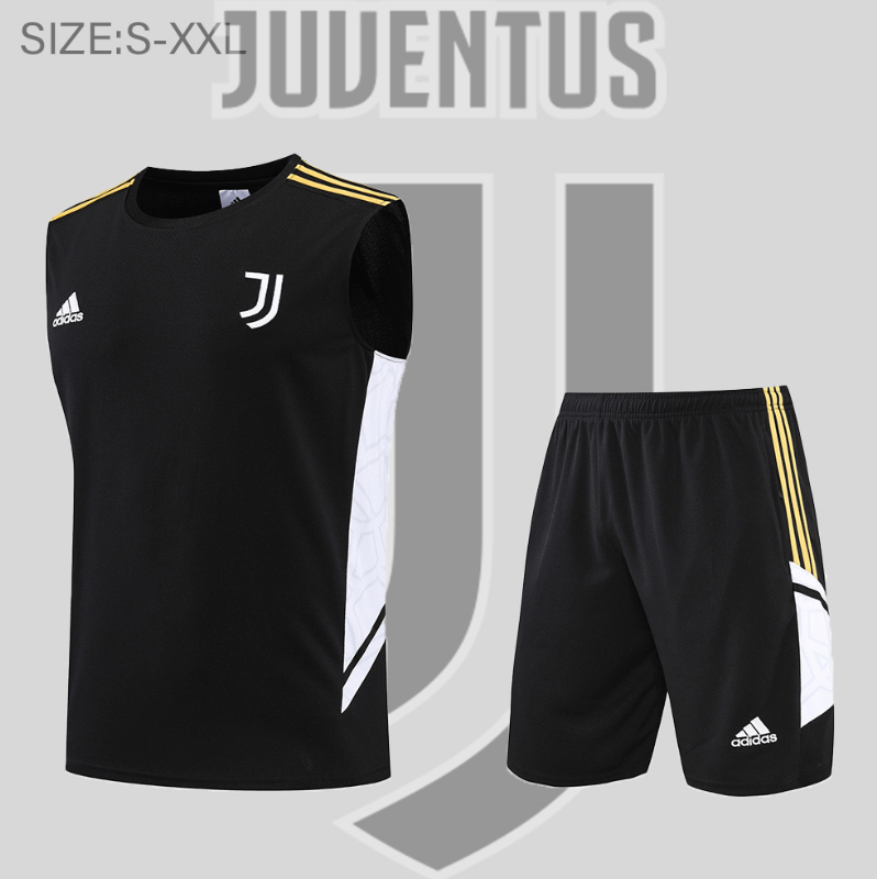 Maillot Sans Manche 22/23 Juventus Conjunto De Entreno Negra