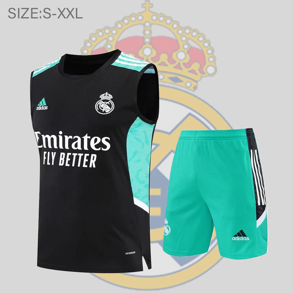 Maillots Sin Mangas Real Madrid 22/23 KIT Negra