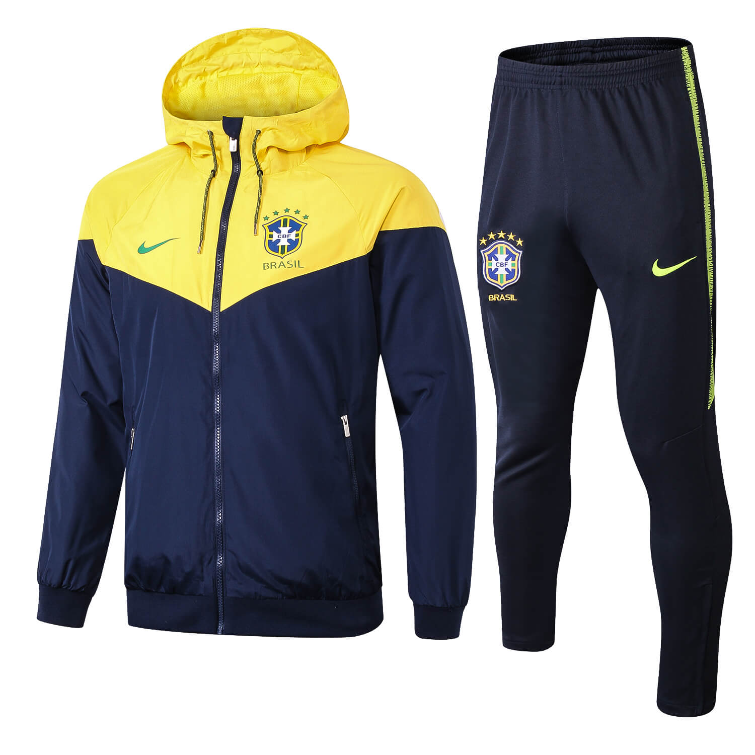 Chaqueta Con Capucha Brasil