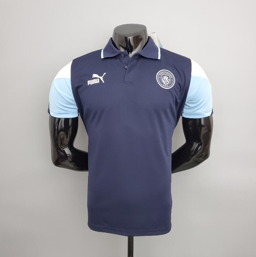 Manchester City Polo Camisa camiseta de manga corta Top