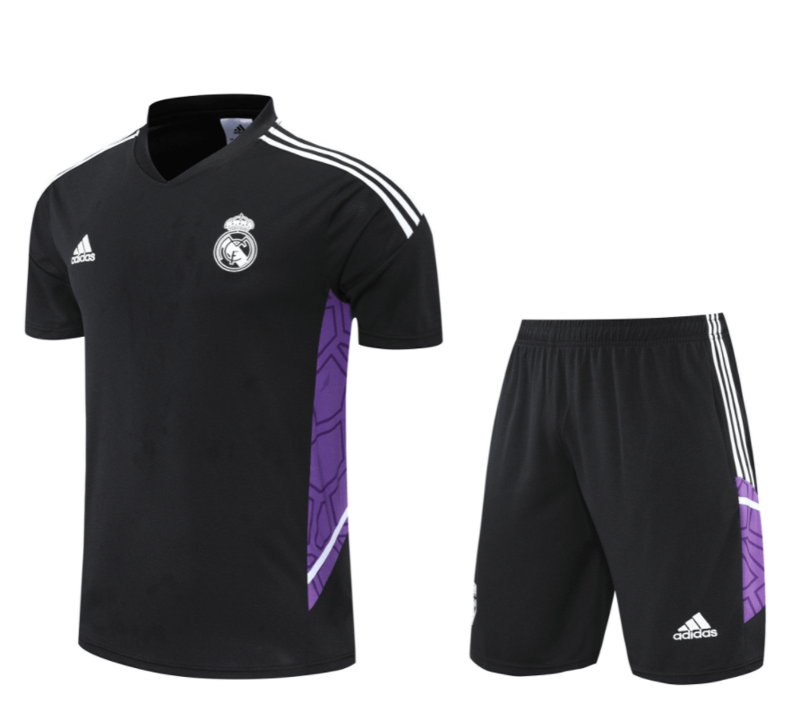 Maillot De Entrenamiento Europeo Del Real Madrid 22/23 Noir Púrpura