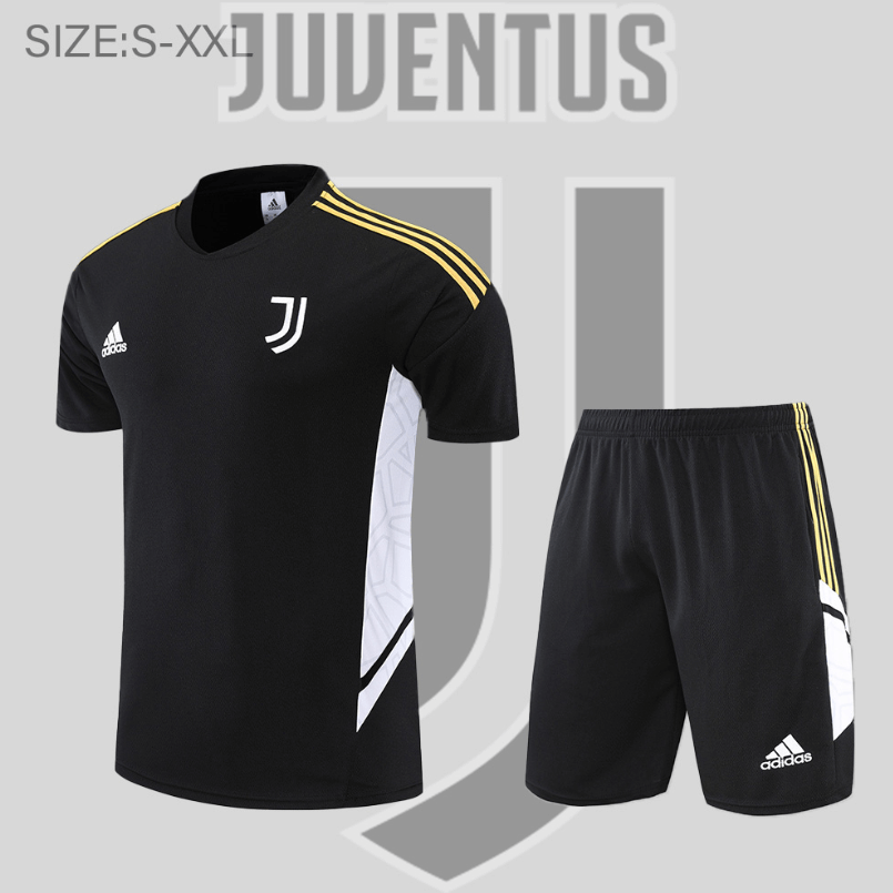 Maillot Juventus Conjunto De Entreno Manga Corta 22/23 Kit Noir