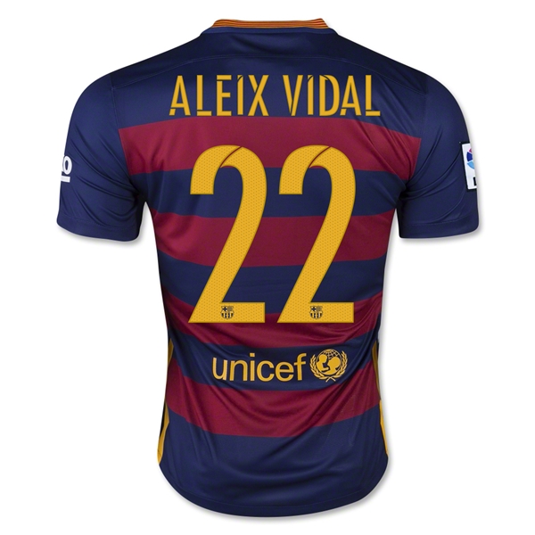 CAMISETA Barcelona 15/16 ALEIX VIDAL PRIMERA EQUIPACIÓN