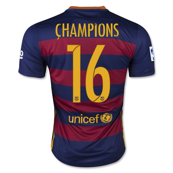 CAMISETA Barcelona 2016 CHAMPIONS PRIMERA EQUIPACIÓN