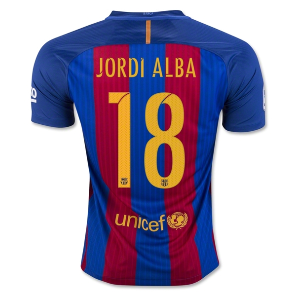 CAMISETA Barcelona 16/17 JORDIA ALBA PRIMERA EQUIPACIÓN