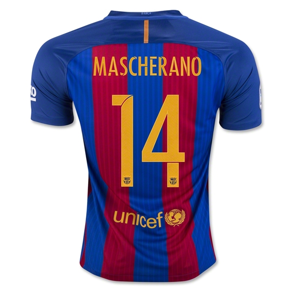 CAMISETA Barcelona 16/17 MASCHERANO PRIMERA EQUIPACIÓN