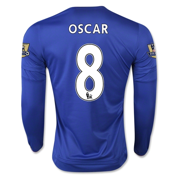 CAMISETA Chelsea 15/16 8 Oscar LS PRIMERA EQUIPACIÓN