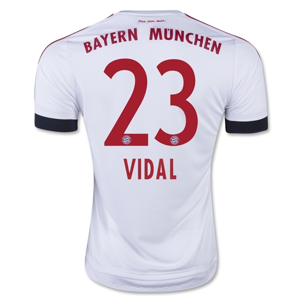 CAMISETA Bayern Munich 15/16 Arturo Vidal SEGUNDA EQUIPACIÓN